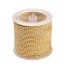 11M Polyester Braided Cord with Cotton Core & Metallic Thread, Gold, 2.5mm, about 10.0465 Yards(11m)/Roll