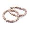 Natural Maifanite/Maifan Stone Bead Stretch Bracelets, Round, Inner Diameter: 2 inch~2-1/8 inch(5.2~5.5cm), Bead: 10mm