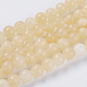 Natural Topaz Jade Beads Strands&nbsp;G-G515-6mm-03B-1
