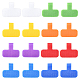 30Pcs Nylon Hook and Loop Cable Labels&nbsp;FIND-SP0004-89B-1