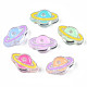 Transparent Acrylic Enamel Beads&nbsp;OACR-N130-022-1
