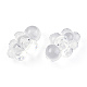 透明なアクリルビーズ  雲  透明  33x22.5x16.5mm  穴：2.5mm&nbsp;X-TACR-T026-01-5