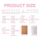DIY Sublimation Blank Earring Making Kit&nbsp;DIY-SW0001-14-3
