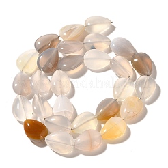 Natural Grey Agate Beads Strands&nbsp;G-I377-A22