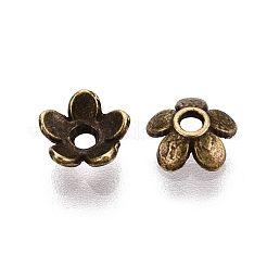 Tibetan Style Alloy Bead Caps&nbsp;MLF1225Y-NF