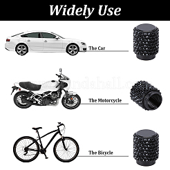 8Pcs Rubber Rhinestone Tire Valve Stem Caps&nbsp;FIND-GF0009-36A