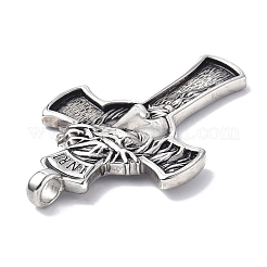 304 Stainless Steel Big Pendants&nbsp;STAS-C065-05AS
