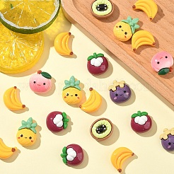 20Pcs Opaque Cartoon Resin Cabochons&nbsp;CRES-YW0001-37
