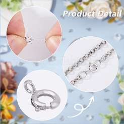 40Pcs Brass Spring Ring Clasps&nbsp;KK-HS0001-21P