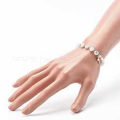 Glass Beads Stretch Bracelets&nbsp;BJEW-JB06577-02