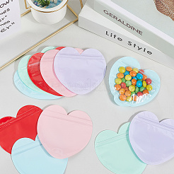 100Pcs 5 Colors Heart Jewelry Zip Top Bag&nbsp;FIND-SP0003-87