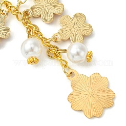 Flower Alloy Enamel with ABS Plastic Pearl Keychain&nbsp;KEYC-JKC01098