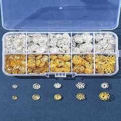 1180Pcs 10 Styles Iron Bead Caps&nbsp;IFIN-FS0001-45