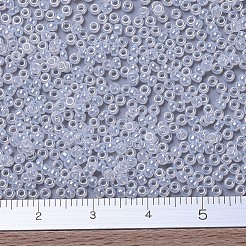 MIYUKIラウンドロカイユビーズ  日本製シードビーズ  11/0  （rr511)クリスタルセイロン  2x1.3mm  穴：0.8mm  約50000個/ポンド&nbsp;SEED-G007-RR0511