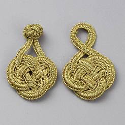 Handmade Chinese Frogs Knots Buttons&nbsp;BUTT-WH0027-27