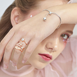 21Pcs 21 Styles Rectangle & Horse Eye & Teardrop & Leaf & Moon & Star & Heart Alloy Finger Rings&nbsp;RJEW-AN0001-15