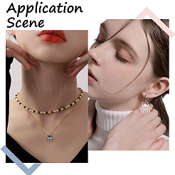 20Pcs 2 Colors Rack Plating Alloy Enamel Pendants&nbsp;ENAM-SC0004-18