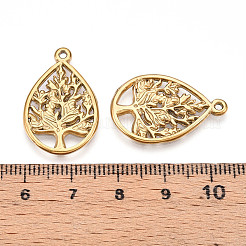304 Stainless Steel Pendants&nbsp;STAS-N109-41G