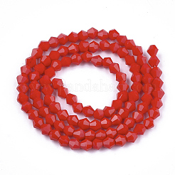 Opaque Solid Color Glass Beads Strands&nbsp;X-GLAA-Q080-4mm-B02