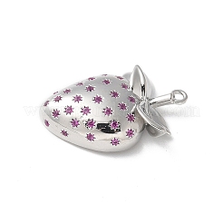 Brass Micro Pave Cubic Zirconia Pendants&nbsp;KK-P290-39P