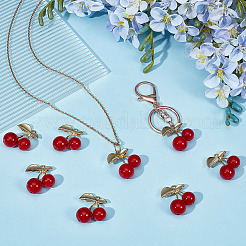 20Pcs Resin Imitation Fruit Pendants&nbsp;KK-ME0003-45