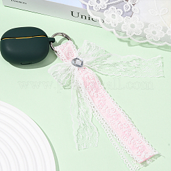 8Pcs 8 Colors Polyester Lace Pendant Decorations&nbsp;HJEW-SZ0001-71