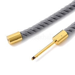 3MM Round Nylon Milan Cord Necklaces Making&nbsp;BJEW-H642-01G-30