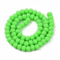 Handmade Polymer Clay Beads Strands&nbsp;CLAY-N008-053-07
