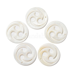 Natural Freshwater Shell Pendants&nbsp;BSHE-P033-10