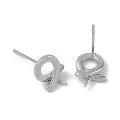 Brass Stud Earring Findings&nbsp;KK-G497-31P