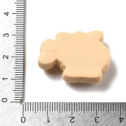 車両テーマの不透明樹脂カボション  ヘリコプター  桃パフ  22.5x30.5x8.5mm&nbsp;RESI-C056-03A
