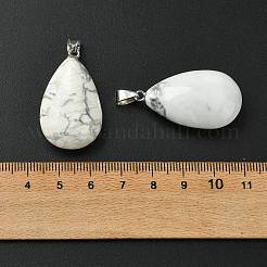 Natural Howlite Pendants&nbsp;GG-K002-09X