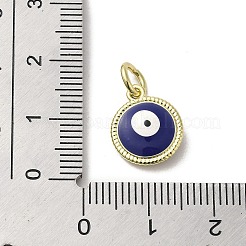 Brass Enamel Charms&nbsp;KK-E092-14G-08