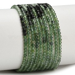Gradient Color Natural Green Jade Beads Strands&nbsp;GG-CBA77FB-B03-2mm