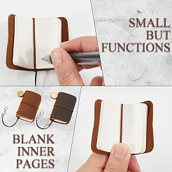 4Pcs 2 Colors Leather Notebook&nbsp;AJEW-CP0006-68A