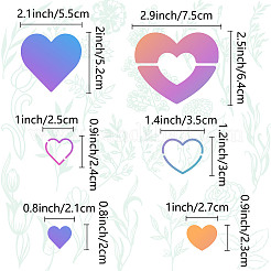 Valentine's Day Stainless Steel Metal Cutting Dies Stencils&nbsp;DIY-WH0518-001