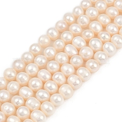 Natural Cultured Freshwater Pearl Beads Strands&nbsp;PEAR-I007-07X-13A