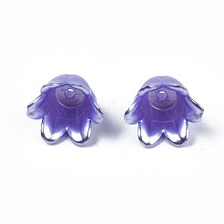 Spray Paint ABS Plastic Imitation Pearl Beads&nbsp;MACR-N013-001A
