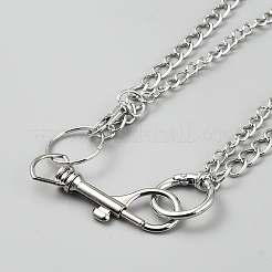 Alloy Adjustable Double Layer Pants Chains&nbsp;HJEW-WH20071-003P