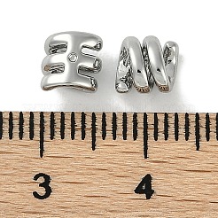 Brass Micro Pave Cubic Zirconia Beads&nbsp;KK-P283-12P