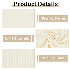 Corduroy Kintted Rib Fabric&nbsp;DIY-WH0002-68A