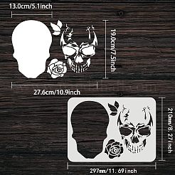 Plastic Reusable Drawing Painting Stencils Templates&nbsp;DIY-WH0202-330