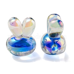 UV Plating Rainbow Iridescent Acrylic Beads&nbsp;PACR-E001-05A