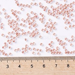 TOHOラウンドシードビーズ  日本製シードビーズ  （784)つの内側の色のabクリスタル/砂岩の裏地  11/0  2.2mm  穴：0.8mm  約50000個/ポンド&nbsp;SEED-TR11-0784