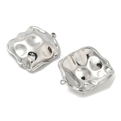 304ステンレスペンダント  ステンレス鋼色  29x25x6mm  穴：1.6mm&nbsp;STAS-D127-05P