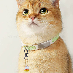 Diyキーホルダー作成キット  招き猫の真鍮ベルペンダントを含む  亜鉛合金製スイベルクラスプと鉄製スプリットキーリング  ミックスカラー  20x2mm  内径：17mm&nbsp;DIY-BM0001-68