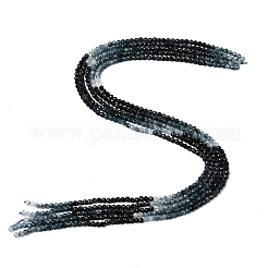 Natural Blue Tourmaline Beads Strands&nbsp;G-G294-A02-3mm