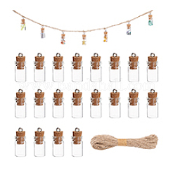 Glass Wishing Bottle Pendant Decorations&nbsp;PALLOY-PH01711