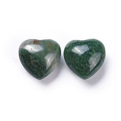 Natural African Jade Heart Love Stone&nbsp;G-K290-06