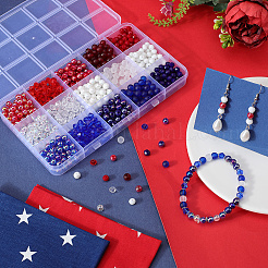 DIY Independence Day Themed Jewelry Finding Kits&nbsp;DIY-SP0002-76
